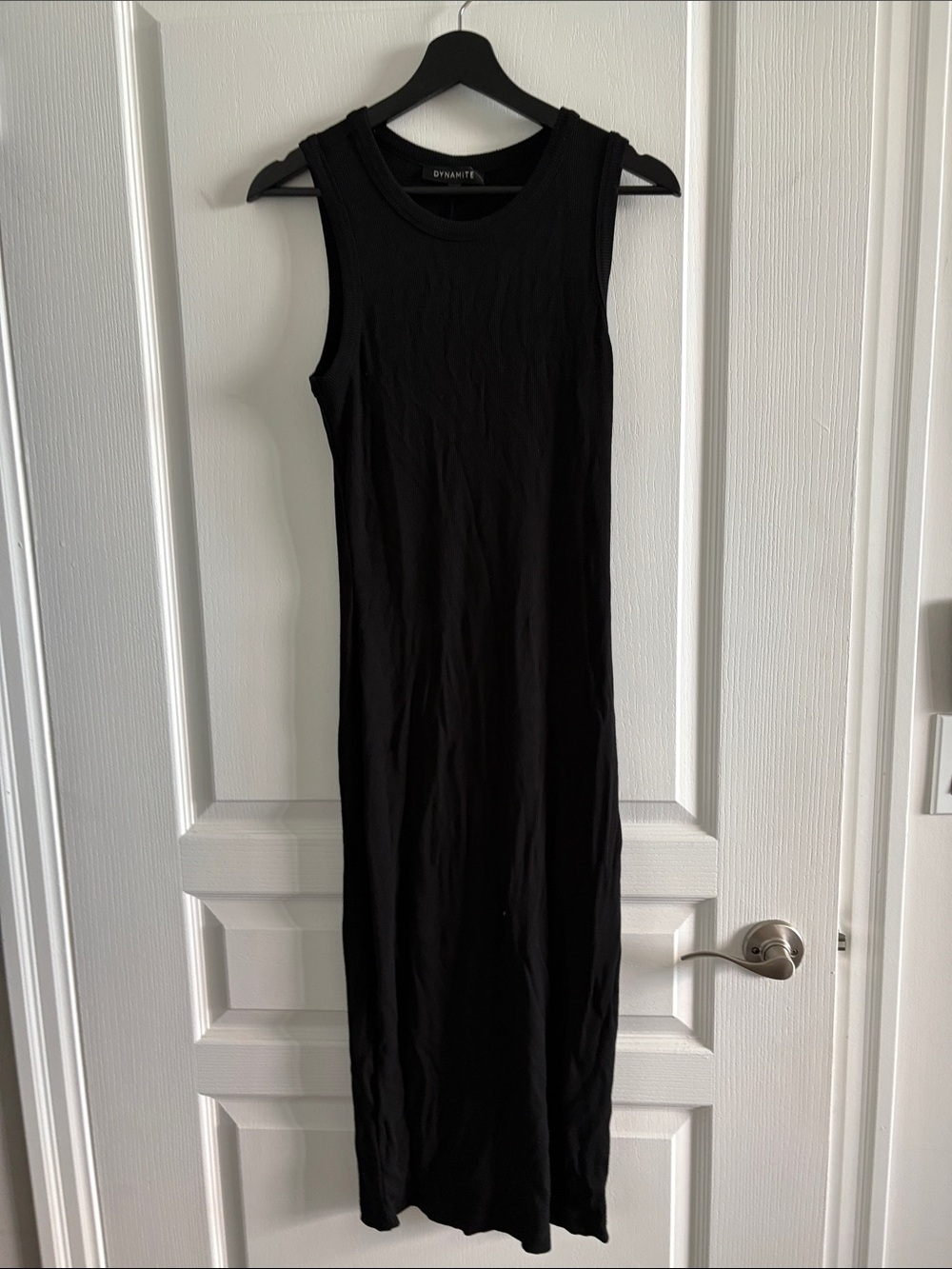 Black Sleeveless Maxi Dress